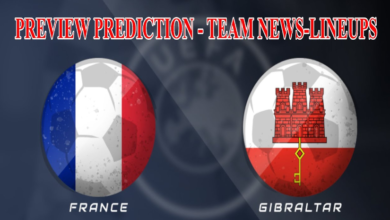 gibraltar national football team vs france national football team lineups