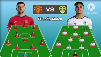 man united vs leeds united lineups